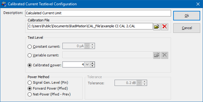 Calculated current limit configuration